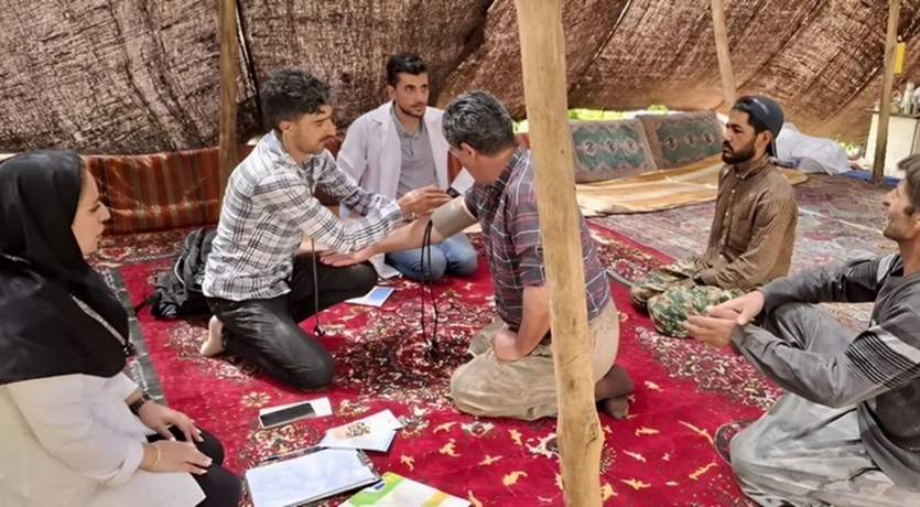 دهگردشی سلامت در بین عشایر عسلک و زرکوله طالقان